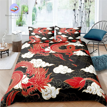 Housse de Couette Dragon Traditionnelle